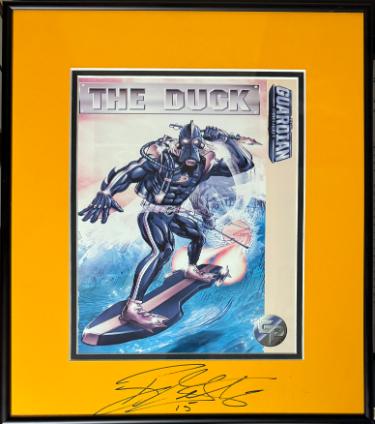 Ryan Getzlaf signed The Guardian Project 8x10 Photo The Duck Custom Framing- COA