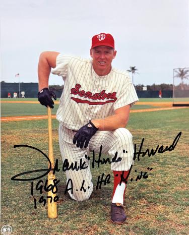 Frank Howard signed Washington Senators 8x10 Photo Hondo/68, 70 AL HR King- COA