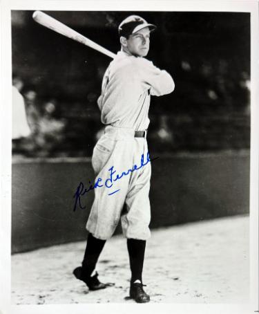 Rick Ferrell signed Washington Senators 8x10 Photo dings- COA (HOF/8X AS)