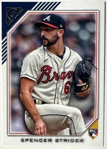 Spencer Strider 2022 Topps Gallery Rookie Card (RC) #66 (Atlanta Braves)