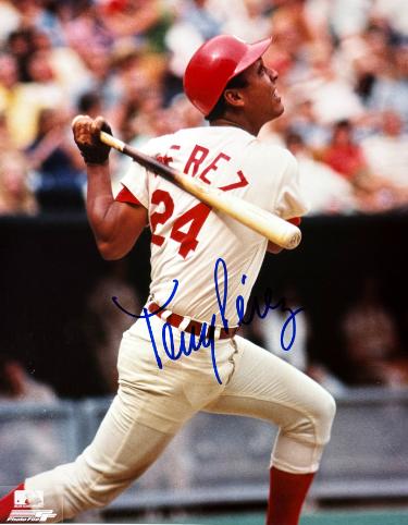Tony Perez signed Cincinnati Reds MLB Licensed 8x10 Photo minor dings- COA/CSA Show Ticket