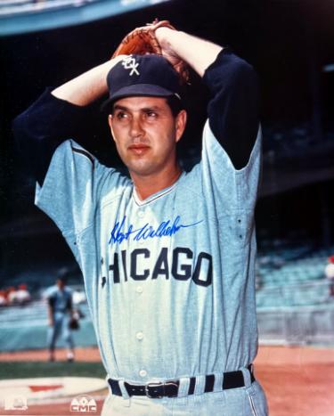 Hoyt Wilhelm signed Chicago White Sox MLB Licensed 8x10 Photo minor dings- COA/Ticket (HOF)