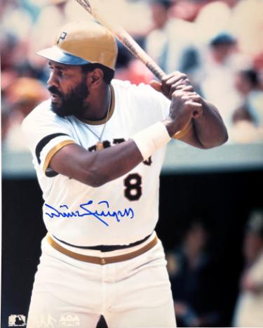 Willie Stargell signed Pittsburgh Pirates MLB Licensed 8x10 Photo minor dings- COA (HOF)