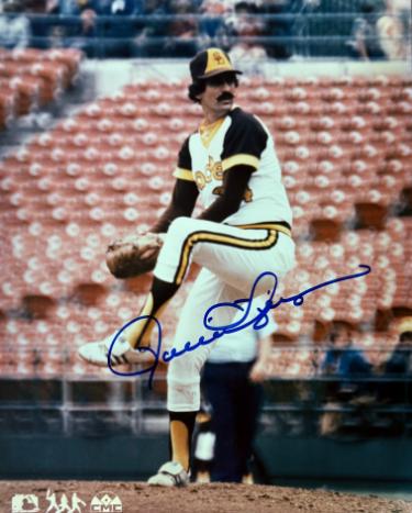 Rollie Fingers signed San Diego Padres MLB Licensed 8x10 Photo- COA (HOF)