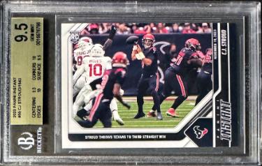 CJ/C.J. Stroud 2023 Panini Instant Rookie Card (RC) #55- Beckett/BGS Graded 9.5 Gem Mint (Sub Grades/Ohio State/Texans)