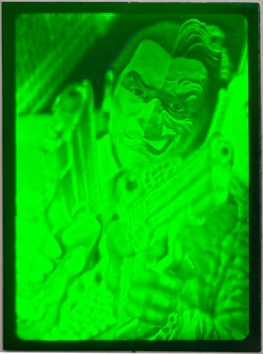1995 Fleer Two-Face Batman Forever Metal 3-D Hologram Chase Insert