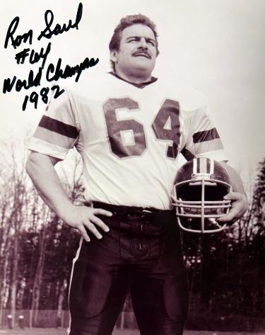 Ron Saul signed Washington 8x10 Photo #64 & World Champs 1982 minor dings- COA
