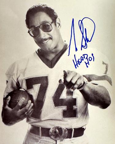 George Starke signed Washington Vintage 8x10 Photo w/ Head Hog minor dings- COA