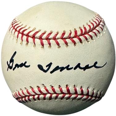 Gene Tenace signed Official Rawlings Major League Baseball minor spot- COA (6X WS Champ/72 WS MVP/Oakland A's)