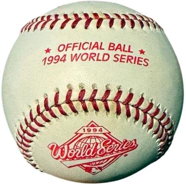 1994 World Series Logo Strike Cancelled Rawlings Official Major League Baseball
