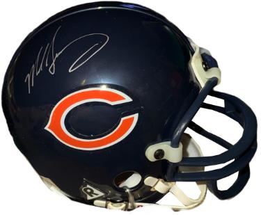 Mike Singletary signed Chicago Bears Riddell NFL Mini Helmet- Topps Certified Holo/COA