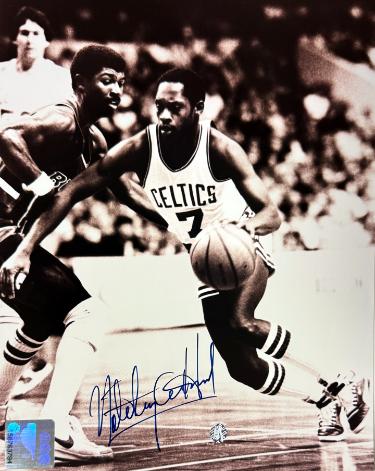Nate Archibald signed Celtics Signature Rookies 8x10 Photo Tiny imperfect - COA