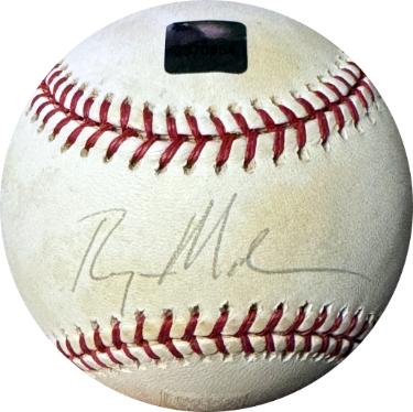 Ryan Madson signed Rawlings Official Major League Baseball light sig- Topps Hologram (2X WS Champ)