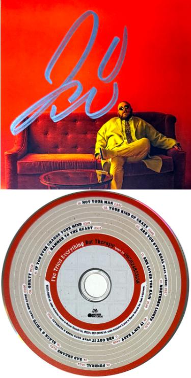 Teddy Swims signed 2025 I've Tried Everything but Therapy (Part 2) Art Card Insert/CD/Case- COA