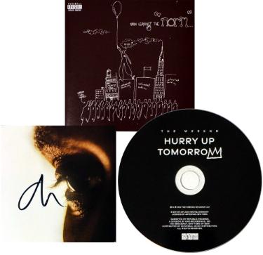 The Weeknd signed 2025 Hurry Up Tomorrow 3.75x3.75 Art Card Insert/ w/ Frank Miller Album Cover w/ Brand New CD/Case- COA