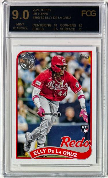 Elly De La Cruz 2024 Topps #89B-69 35th Anniversary Rookie Card (RC) #89B-69- FCG Graded 9 Mint (Cincinnati Reds)