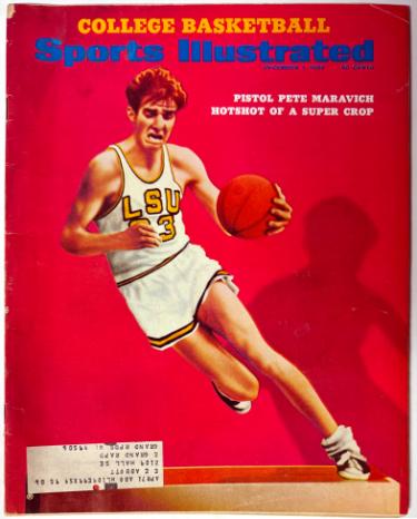 Sports Illustrated Full Magazine 12/1/1969 Pistol Pete Maravich/LSU Tigers With Label