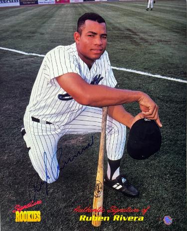 Ruben Rivera signed Signature Rookies 8x10 Photo- COA (New York Yankees)