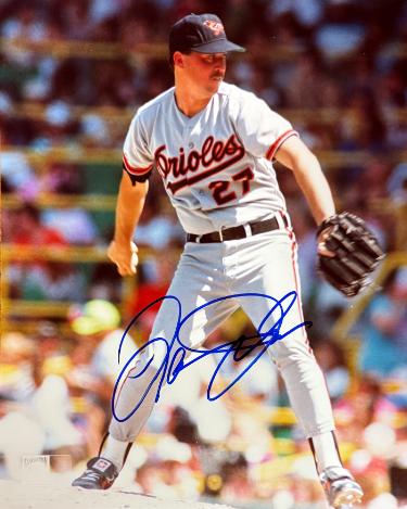 Dave Johnson signed Baltimore Orioles MLB 8x10 Photo minor dings- COA/Show Ticket
