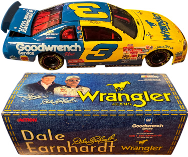 Dale Earnhardt 1999 Action Racing Monte Carlo #3 GM Goodwrench Wrangler Jeans 1:24 Die Cast  BRAND NEW