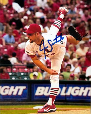 Jason Simontacchi signed St. Louis Cardinals 8x10 Photo- COA