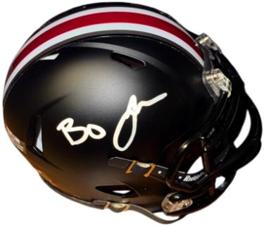 Lamar "Bo" Jackson signed Ohio State Buckeyes Speed Mini Helmet- Primetime Witnessed Holo