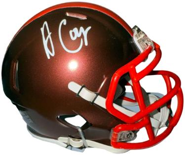 Amari Cooper signed Cleveland Browns Riddell Flash Alternate Speed Mini Helmet- Fanatics Hologram