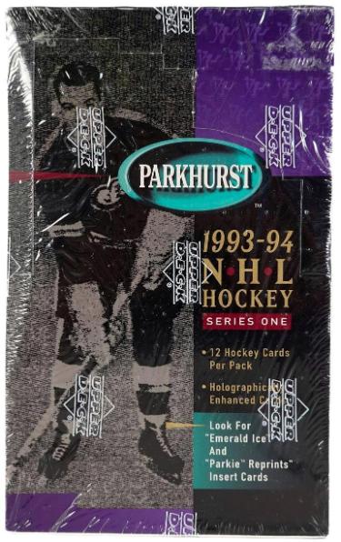 1993-94 Parkhurst NHL Hockey Series One Factory Sealed Box - 36 Packs /12 CPP