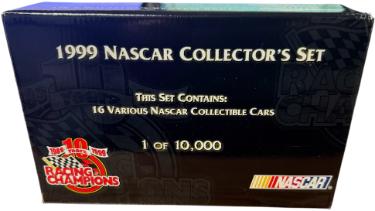 1999 Nascar Diecast Collectors Set 16 Cars 1 Of 10,000 NIB Bags Sealed
