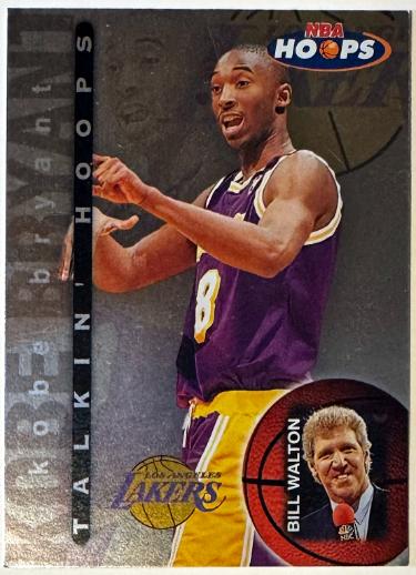 Kobe Bryant 1997-98 NBA Hoops Talkin' Hoops Card #15 (Los Angeles Lakers/HOF)