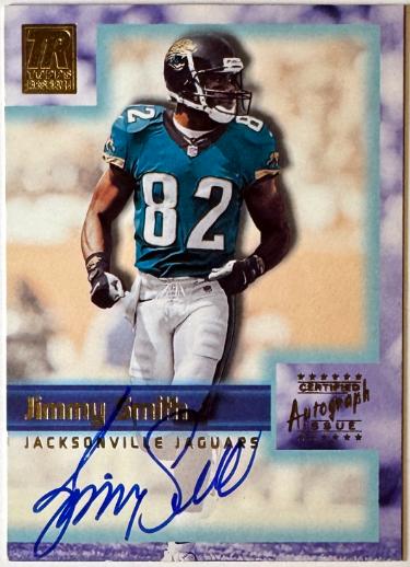 Jimmy Smith 2001 Topps Reserve Certified On Card Auto #TR-JS (Jacksonville Jaguars)