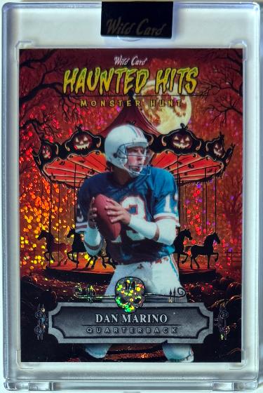 Dan Marino 2025 Wild Card Haunted Hits Monster Hunt Card #HHCA-DM- /4- Factory Sealed (MIami Dolphins)