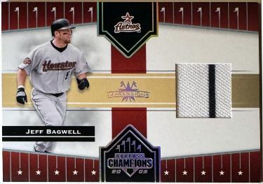 Jeff Bagwell 2005 Donruss Champions Jersey Relic Card #105 (Houston Astros)