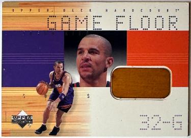 Jason Kidd 2000-01 Upper Deck Hardcourt Game Used Floor Card #JK-F (Phoenix Suns)