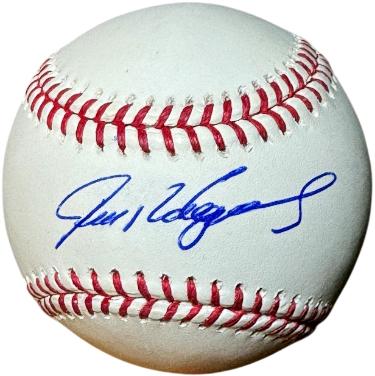 Ivan Rodriguez signed Official Rawlings Major League Baseball- MLB Hologram (Rangers/Tigers)