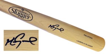 Mark Grace signed Louisville Slugger Pro Stick Blonde 34 inch Bat- Schwartz Hologram (Chicago Cubs)