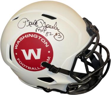 Mark Moseley signed Washington Football Team Riddell FS Speed Rep Helmet #3 MVP 82- Schwartz Holo