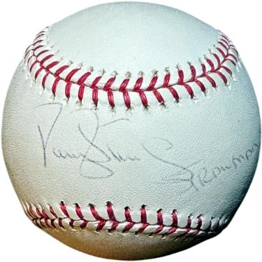 Darryl Strawberry signed Rawlings Official Major League Baseball light sig Strawman-PSA (Dodgers/Mets)