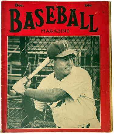 1941 Baseball Magazine December Brooklyn Dodgers Bill Herman /Yankees Phil Rizzuto/Red Sox Ted Williams- Full