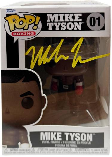 Mike Tyson signed Boxing Funko Pop Figure #01- JSA Witnessed/Fiterman Holo