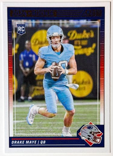 Drake Maye 2024 Score Rookie Card (RC) #303 (New England Patriots/UNC Tar Heels)