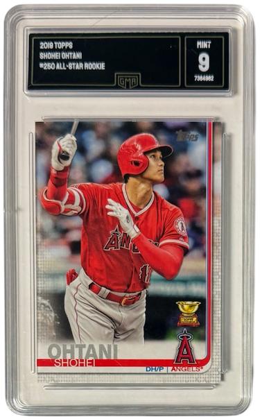 Shohei Ohtani 2019 Topps Rookie Gold Cup Card #250- GMA Graded 9 Mint (Angels)