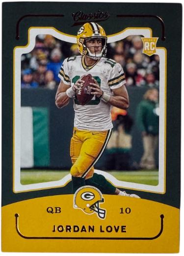 Jordan Love 2020 Panini Chronicles Classics Rookie Card (RC) #CL-4 (Green Bay Packers)