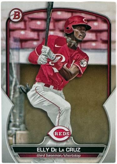 Elly De La Cruz 2023 Bowman Rookie (RC) Card #BP-65 (Cincinnati Reds)