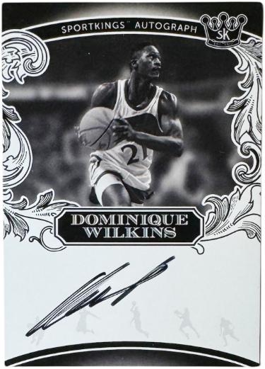 Dominique Wilkins signed 2024 Sport Kings Volume 5 On Card Auto #A125 (Atlanta Hawks/HOF)