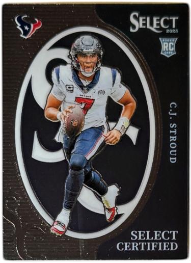 CJ/C.J. Stroud 2023 Panini Select Certified Rookie Card #CRO-CST (Houston Texans)