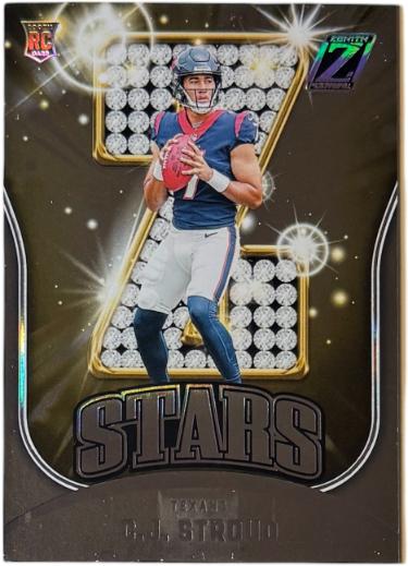 CJ/C.J. Stroud 2023 Panini Zenith Z-Stars Rookie Card (RC) #23 (Houston Texans)