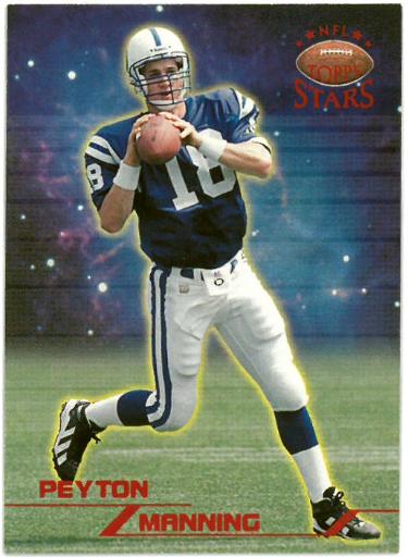 Peyton Manning 1998 Topps Stars Rookie Card (RC) #67- /8799 (Indianapolis Colts)