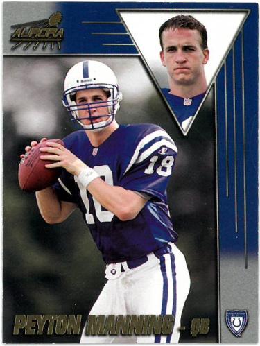 Peyton Manning 1998 Pacific Aurora Rookie Card (RC) #71 (Indianapolis Colts)