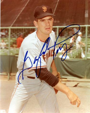 Gaylord Perry signed San Francisco Giants MLB Licensed 8x10 Photo- COA (HOF)